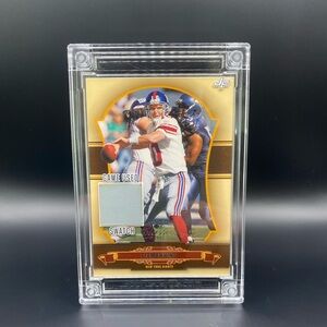 Eli manning GAMEWORN patch- Jersey fusion enclosed MAG
